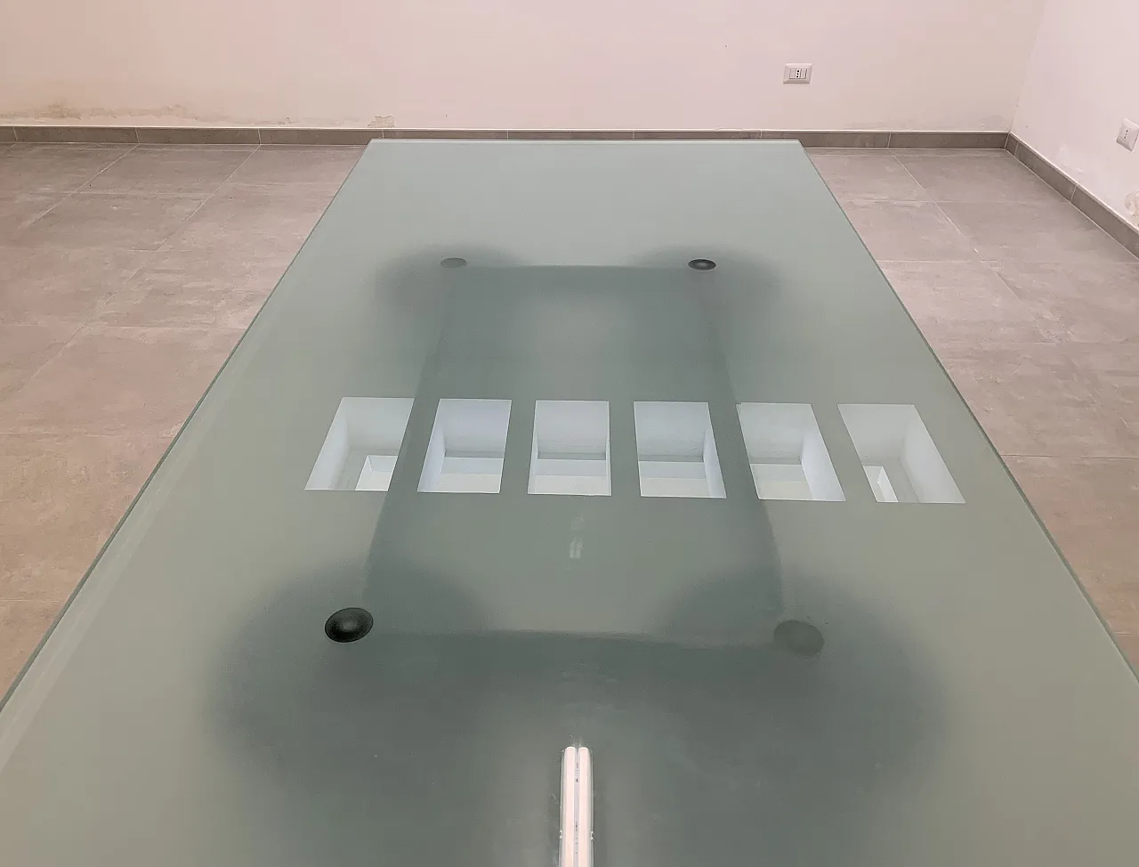 Serenissimo table Lella and Massimo Vignelli for Acerbis, 1980s 7