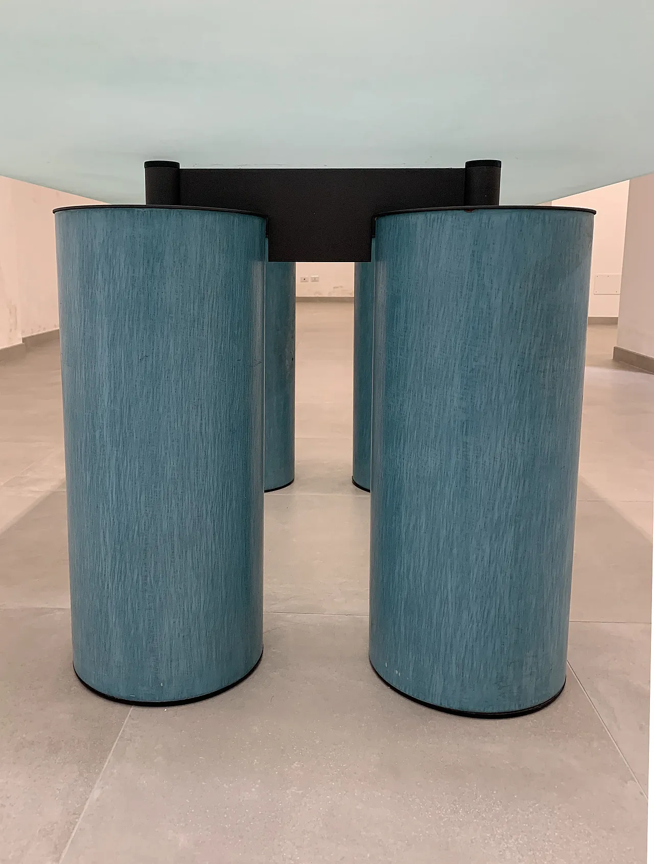 Serenissimo table Lella and Massimo Vignelli for Acerbis, 1980s 8