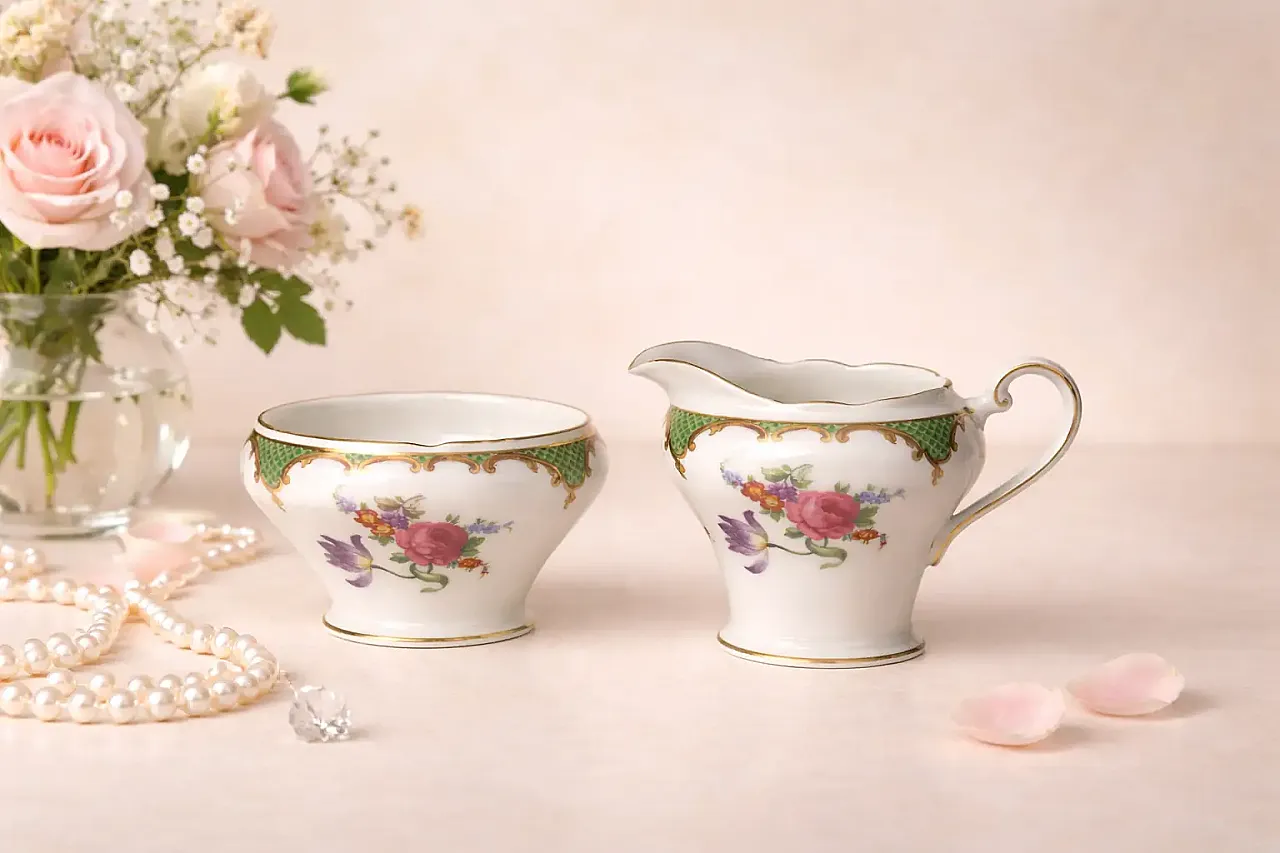 Servizio Da Te’ Bone China Aynsley, anni '50 2