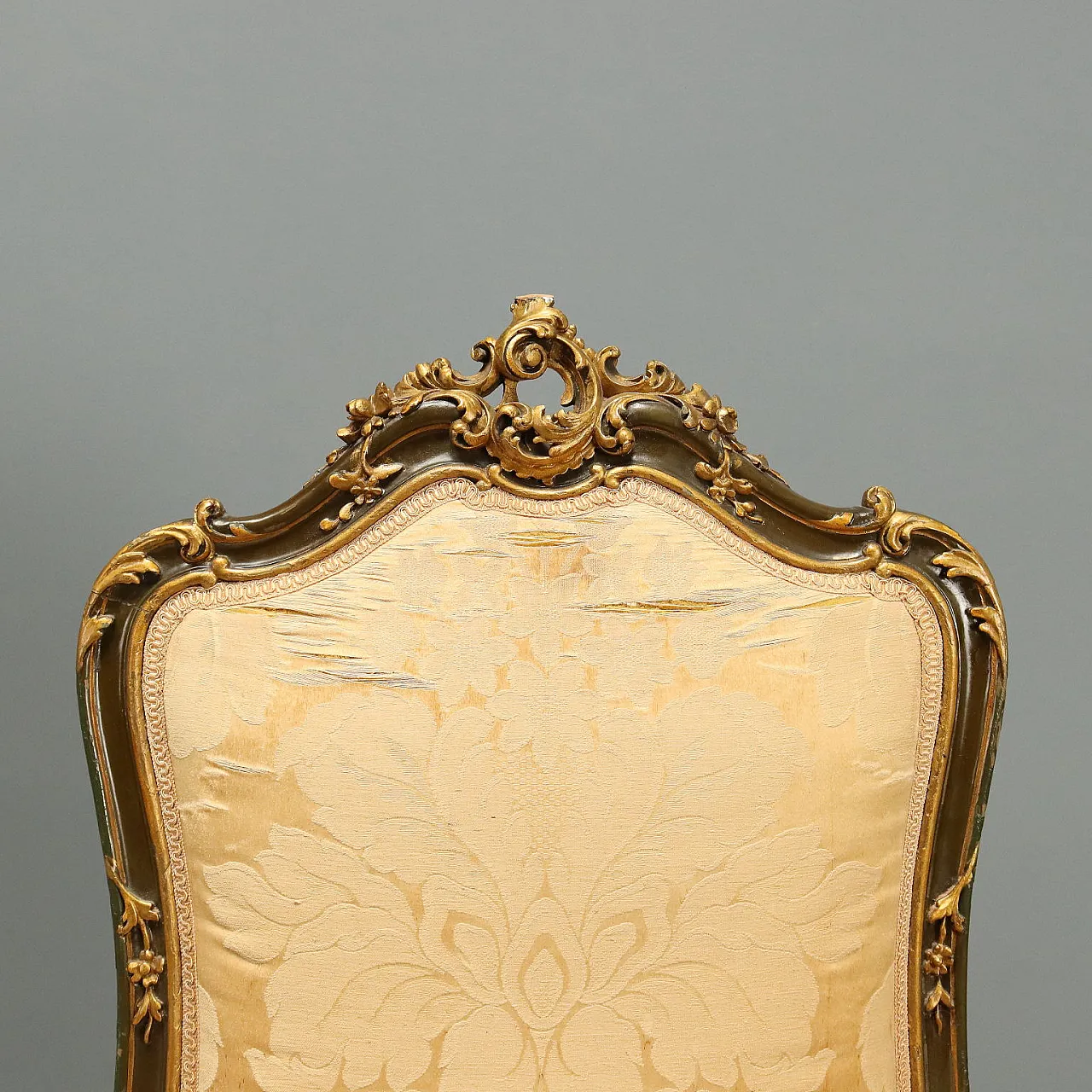 5 Baroque style chairs and armchairs, 19th century 6