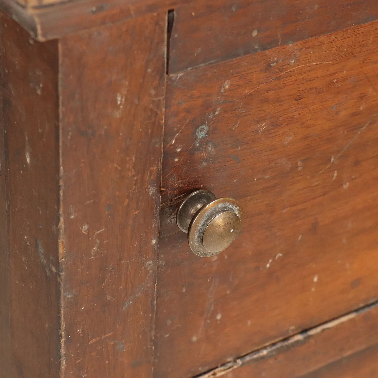 Direttorio bedside table in walnut, late 18th century 5