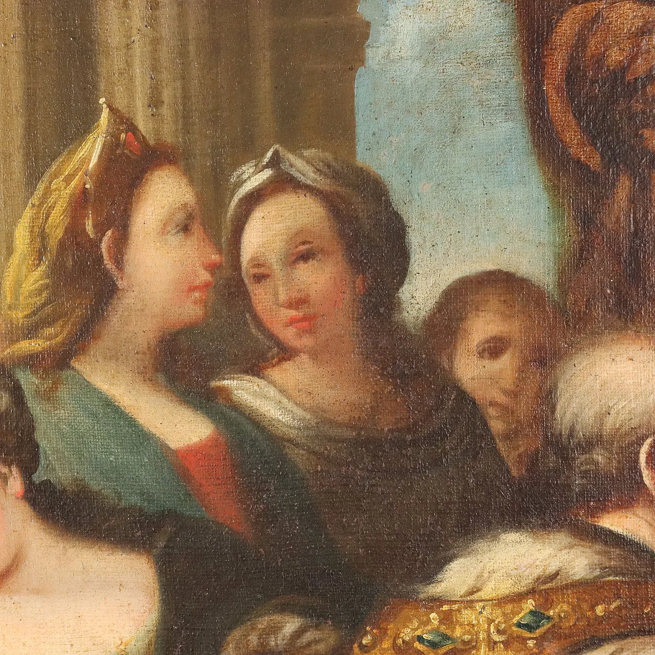 Biblical Scene of the Idolatry of King Solomon, 18th century 7