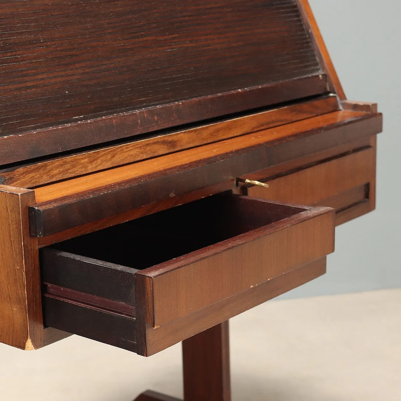 Rolling shutter desk, 1960s 7