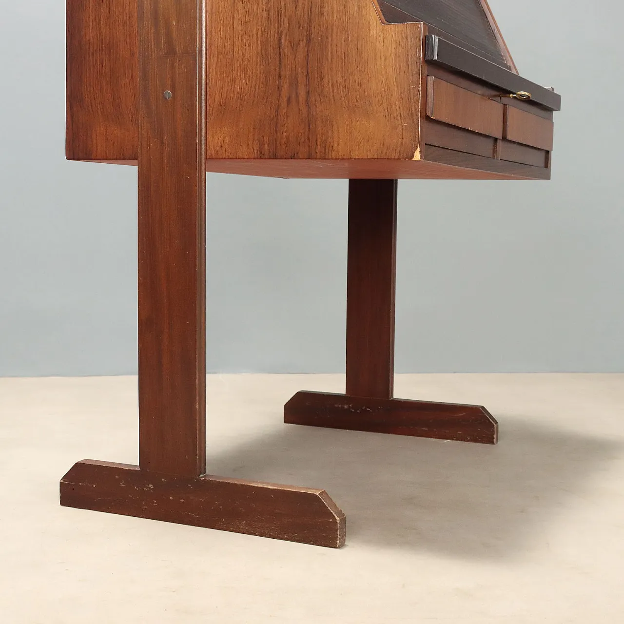 Rolling shutter desk, 1960s 8