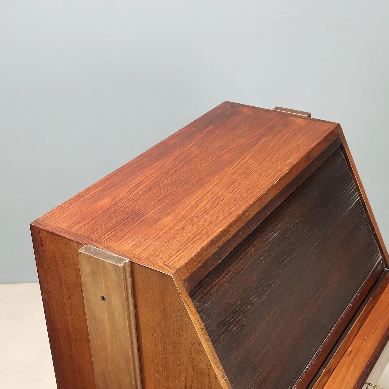Rolling shutter desk, 1960s 9