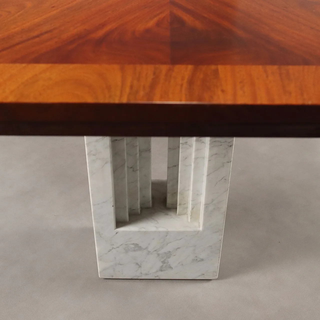 Table with marble legs, 1980s 9