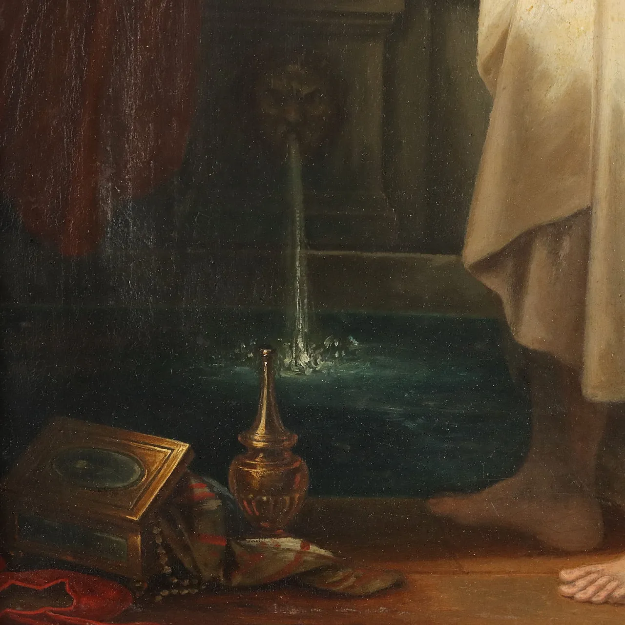 Painting by Guglielmo Berti, Susanna and the Elders, 19th century 8