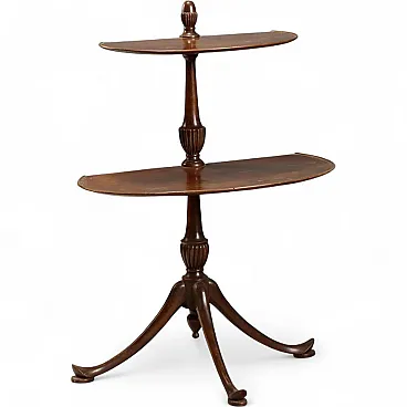 Etagere in walnut-stained beech, 20th century