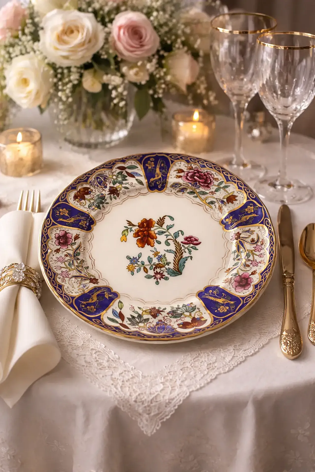 Piatto Da Collezione Mason’S Irostone “Clematis”, anni '90 1