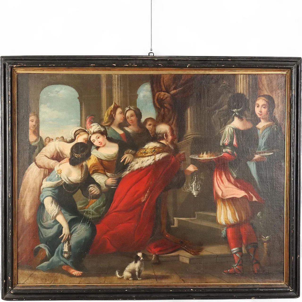 Biblical Scene of the Idolatry of King Solomon, 18th century 11