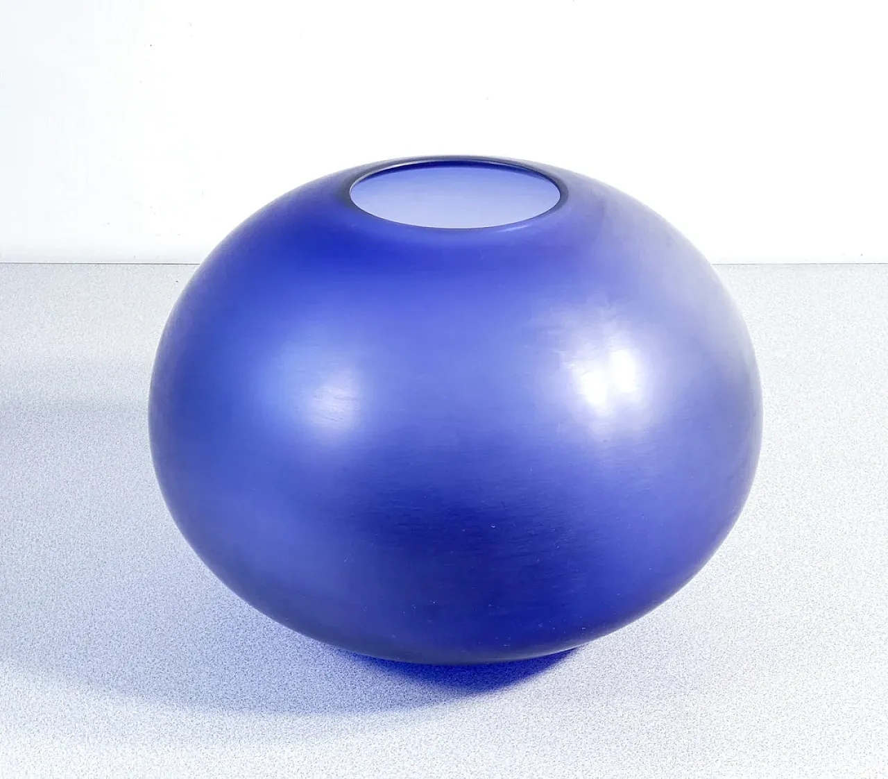Blown and satin glass vase by Ivan BAJ for ARCADE, 2000s 1