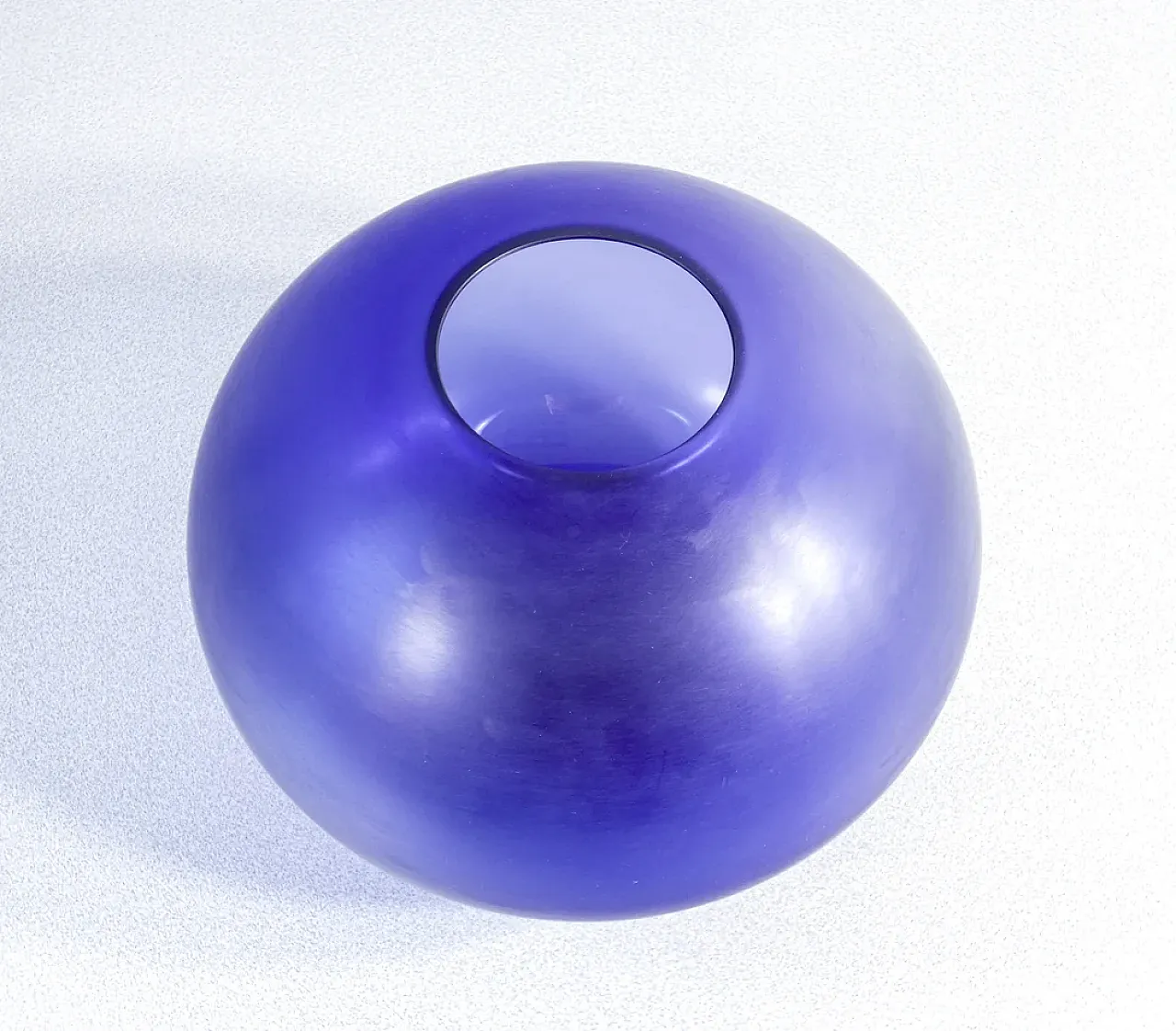 Blown and satin glass vase by Ivan BAJ for ARCADE, 2000s 3