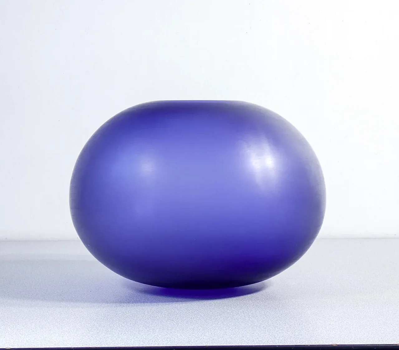 Blown and satin glass vase by Ivan BAJ for ARCADE, 2000s 5