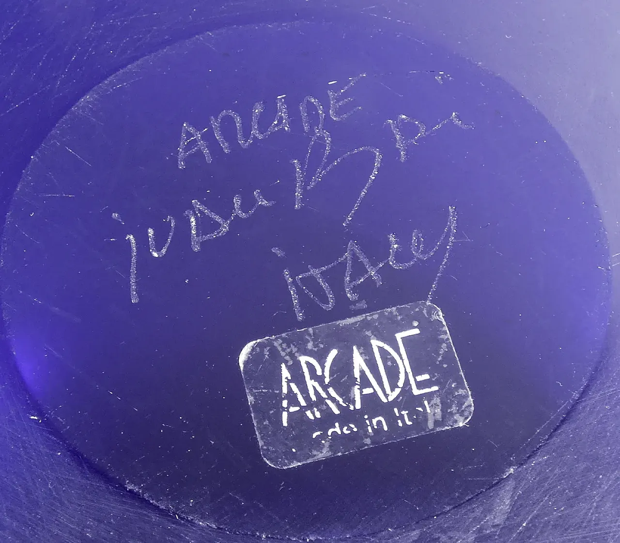 Blown and satin glass vase by Ivan BAJ for ARCADE, 2000s 7