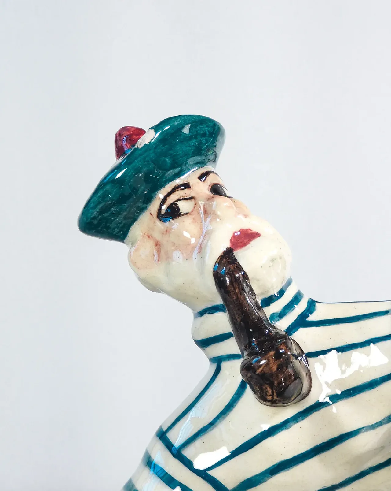 Marinaio con fisarmonica in ceramica, anni '50 3