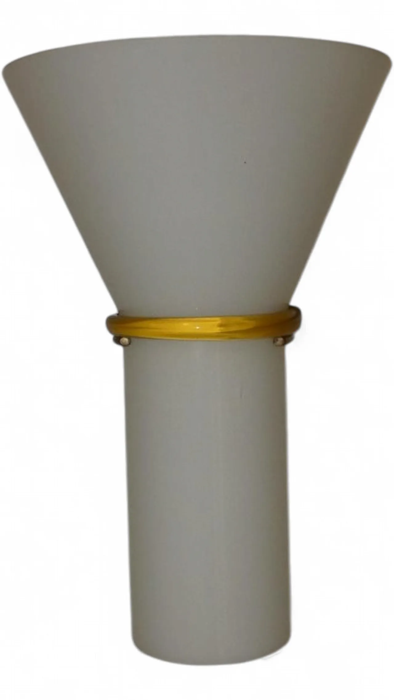 Murano glass wall lamp from Leucos, Italy, 1970s 13