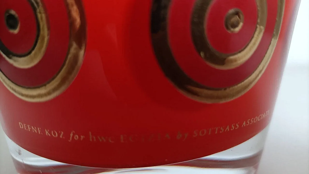 Vaso in vetro soffiato modello HWC di Dafne Sottsass, '900 7