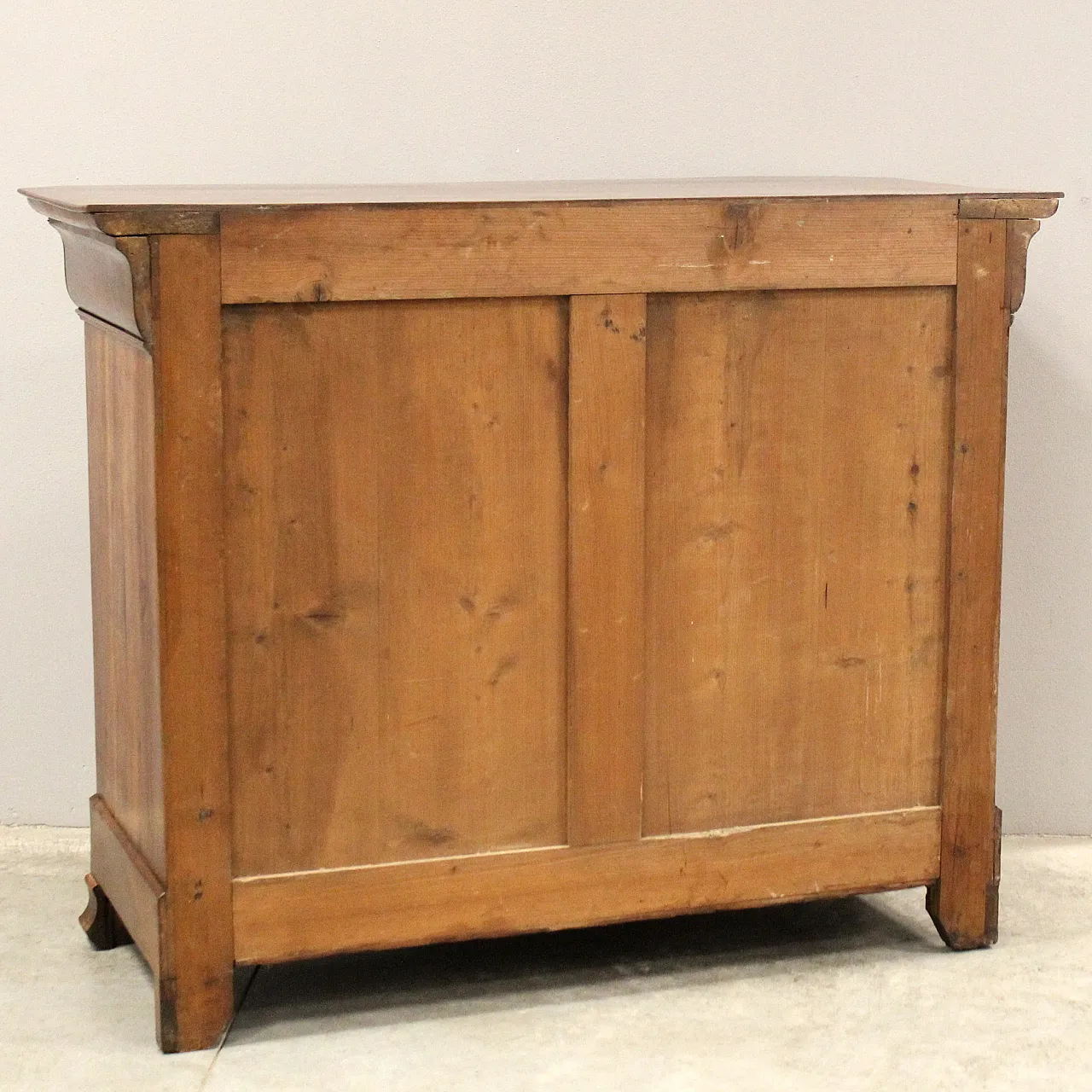 Louis Philippe chest of drawers in 19th century walnut 8