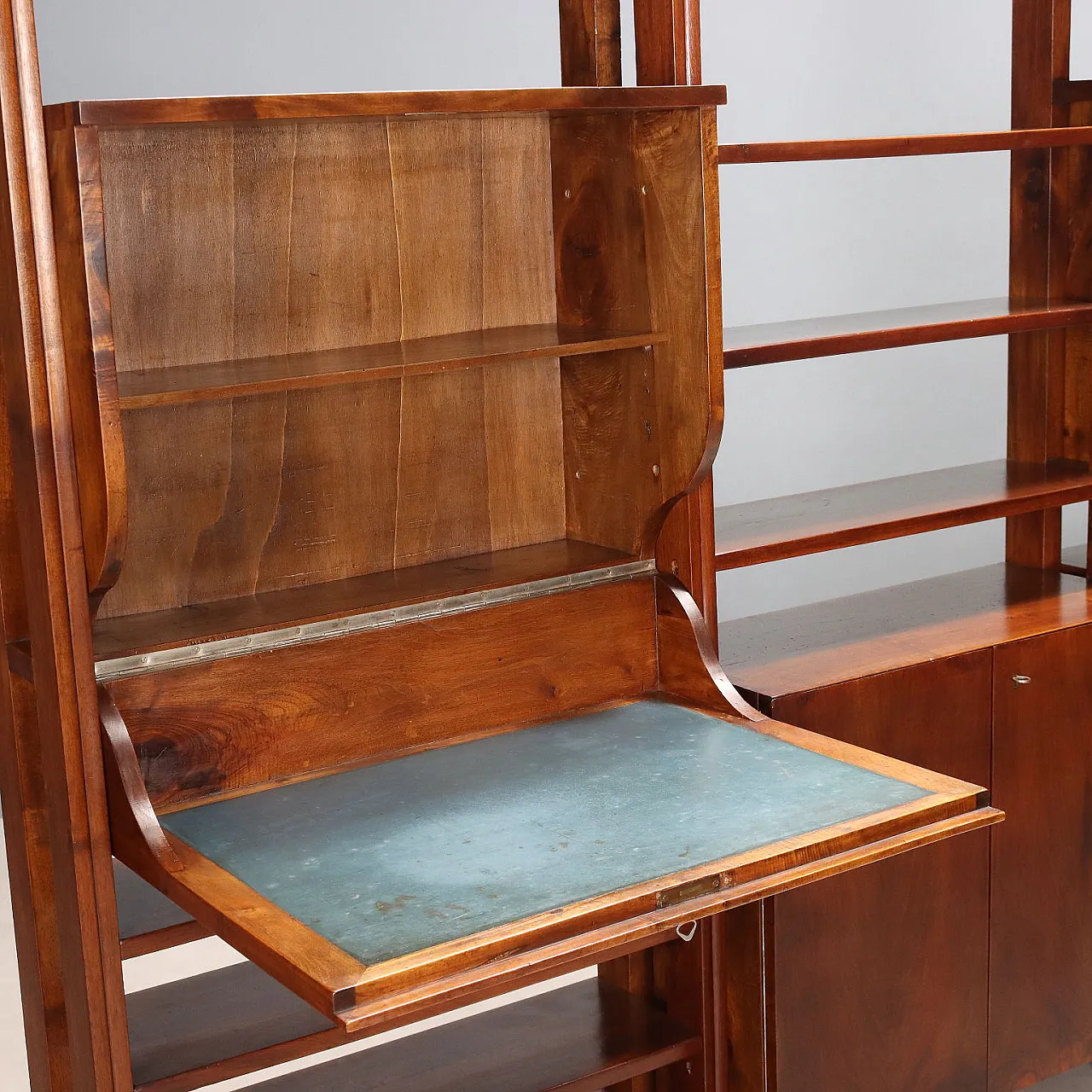 Freestanding bookcase in walnut, 20th century 4