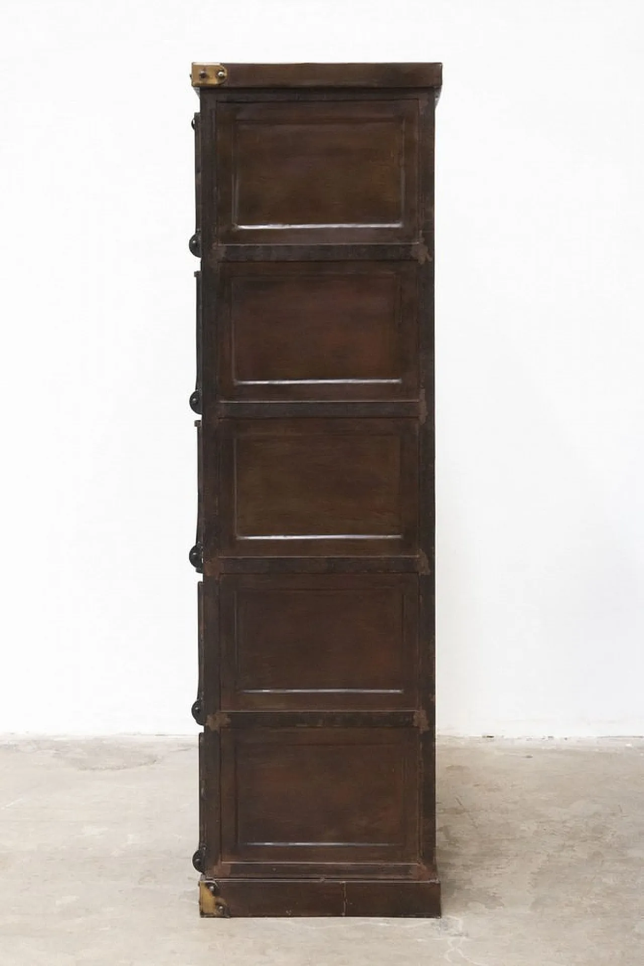 Mid-Century Industrial steel 15-tier cabinet, 1950s 6