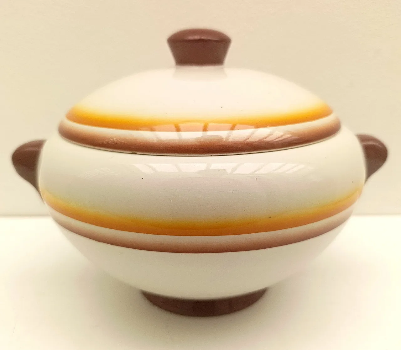 Zuppiera di Angelo Simonetto per Ceramiche Galvani, anni '30 4