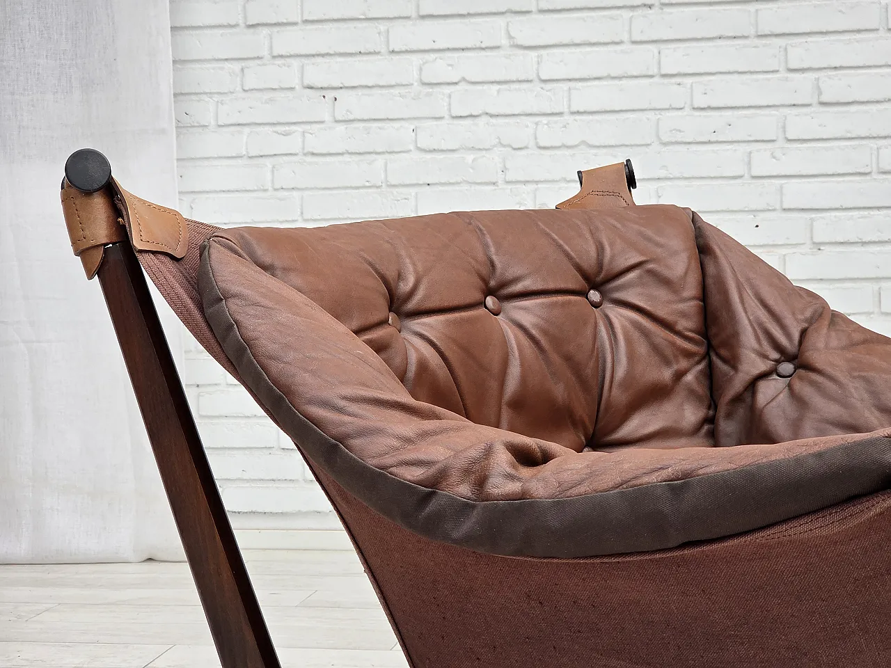 Anni '70, design norvegese di Tormod Alnaes, sedia "Trega". 5