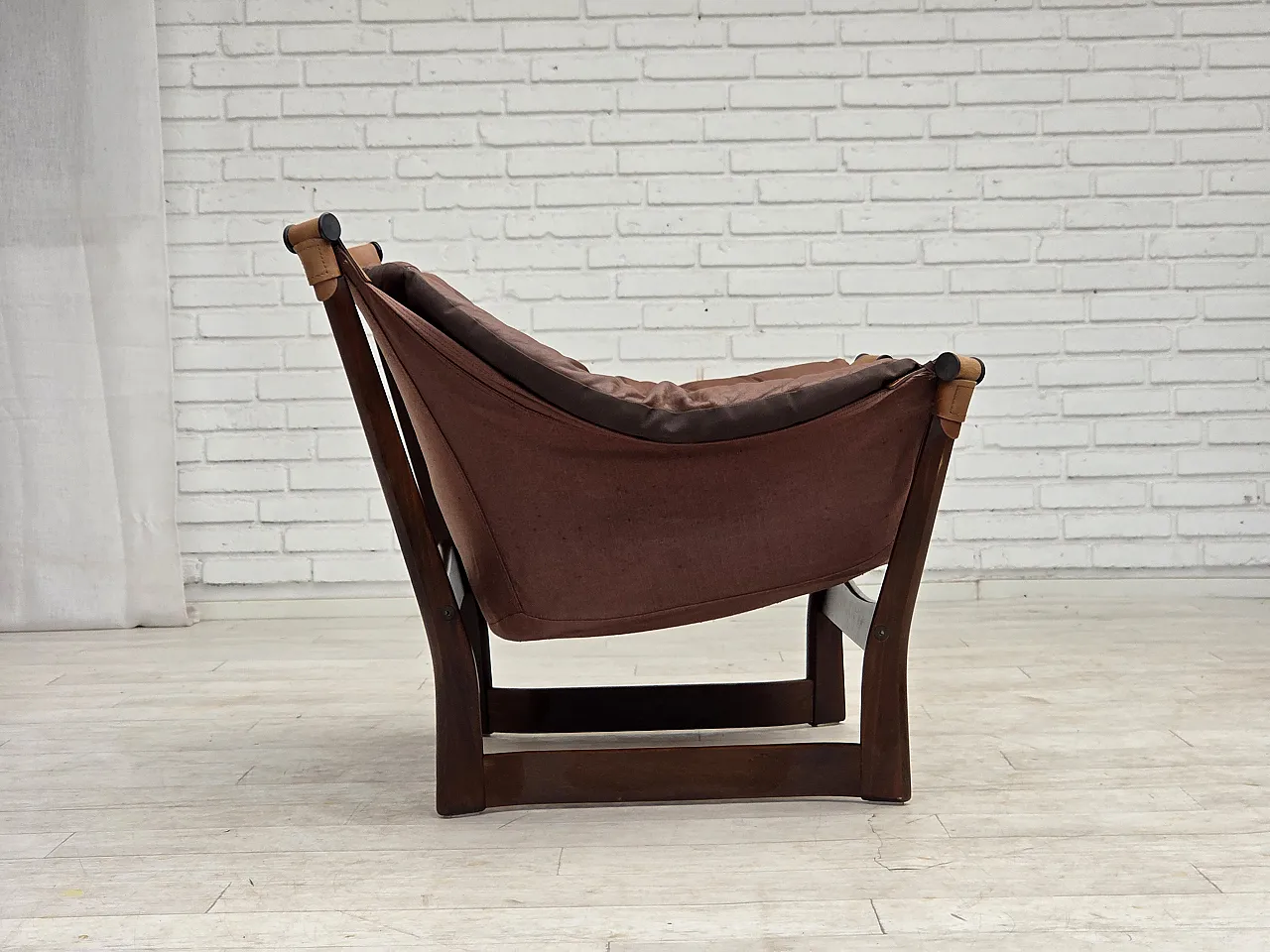 Anni '70, design norvegese di Tormod Alnaes, sedia "Trega". 11