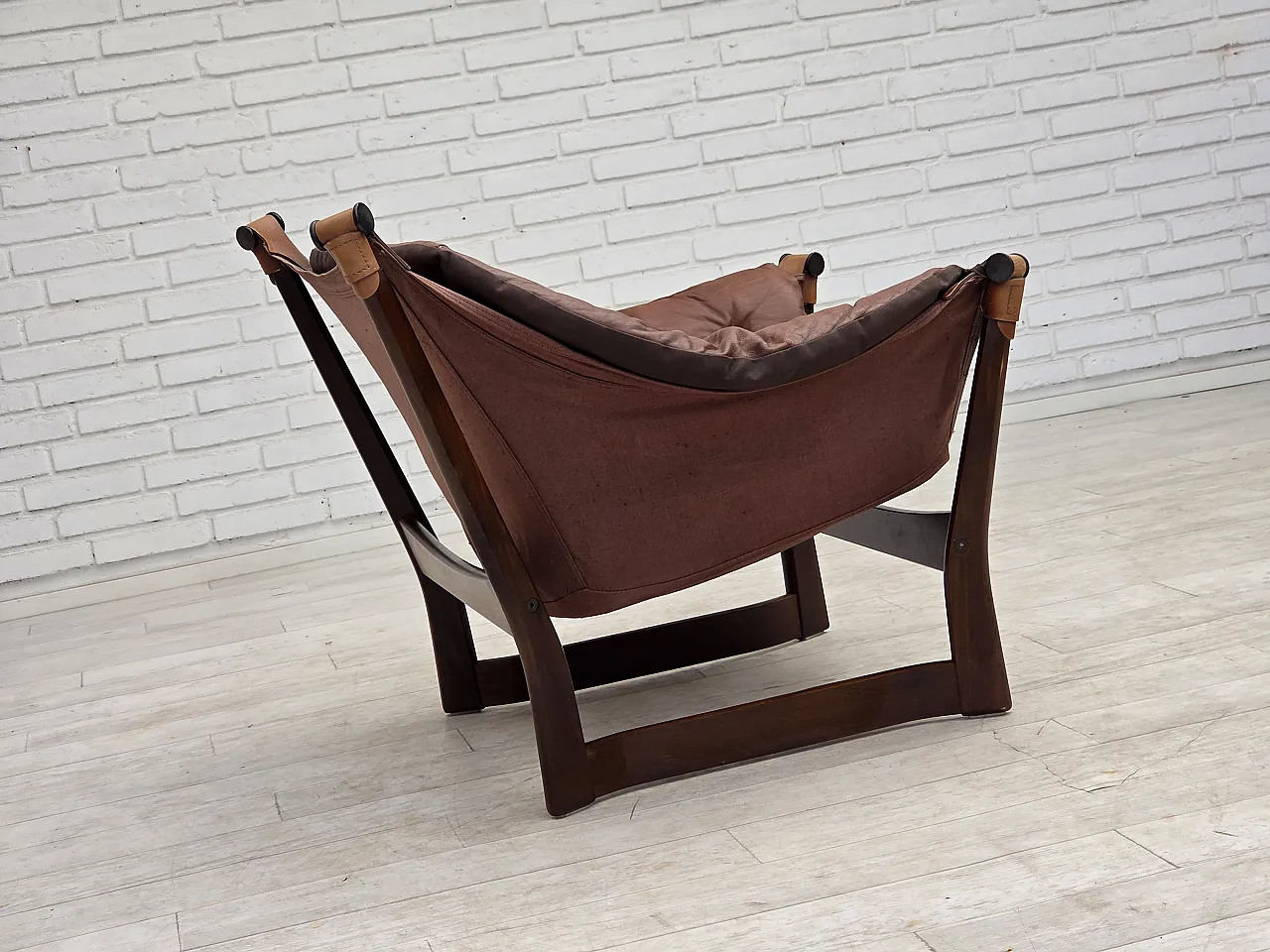 Anni '70, design norvegese di Tormod Alnaes, sedia "Trega". 13