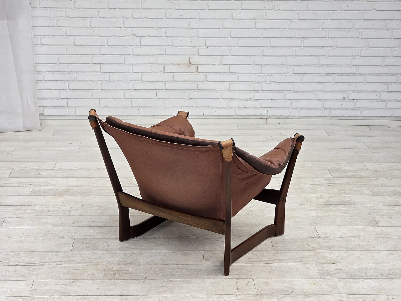 Anni '70, design norvegese di Tormod Alnaes, sedia "Trega". 17