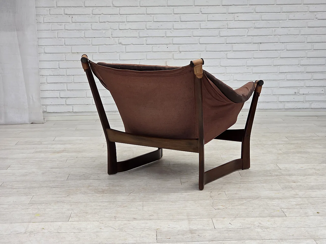 Anni '70, design norvegese di Tormod Alnaes, sedia "Trega". 19