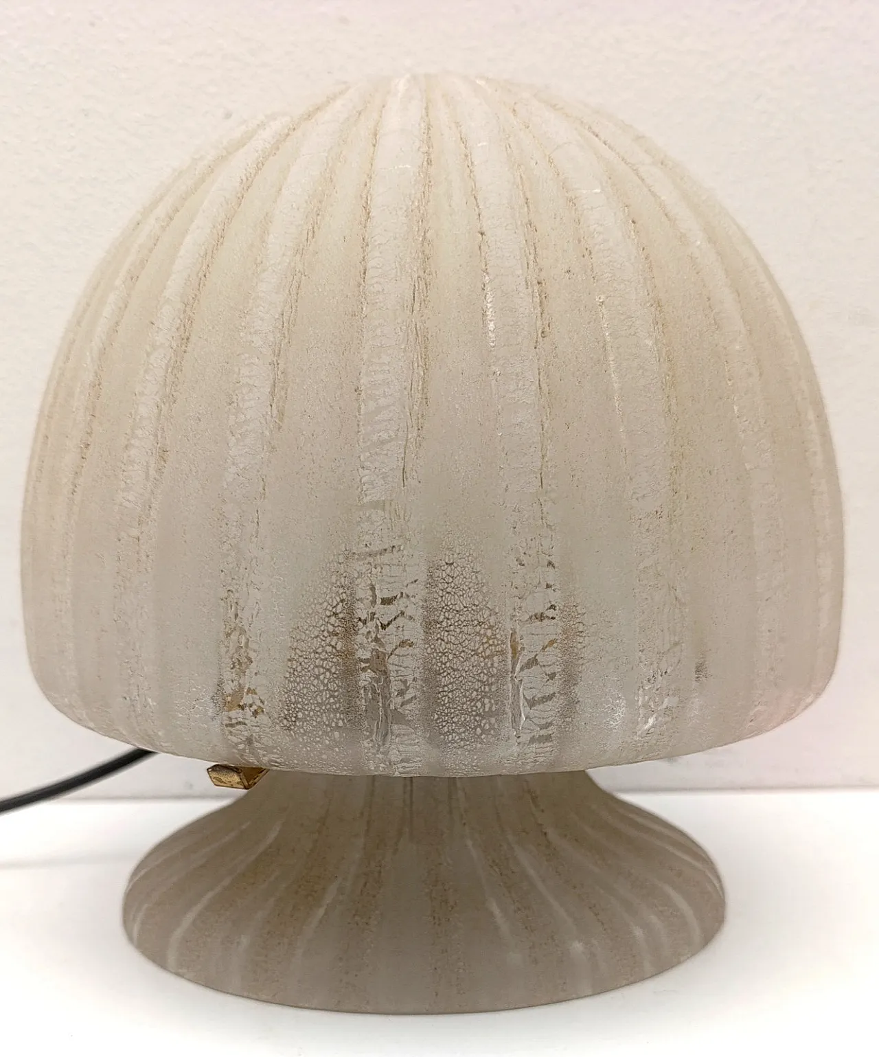 Lampada da tavolo in vetro di Murano di Alfredo Barbini, anni '80 6