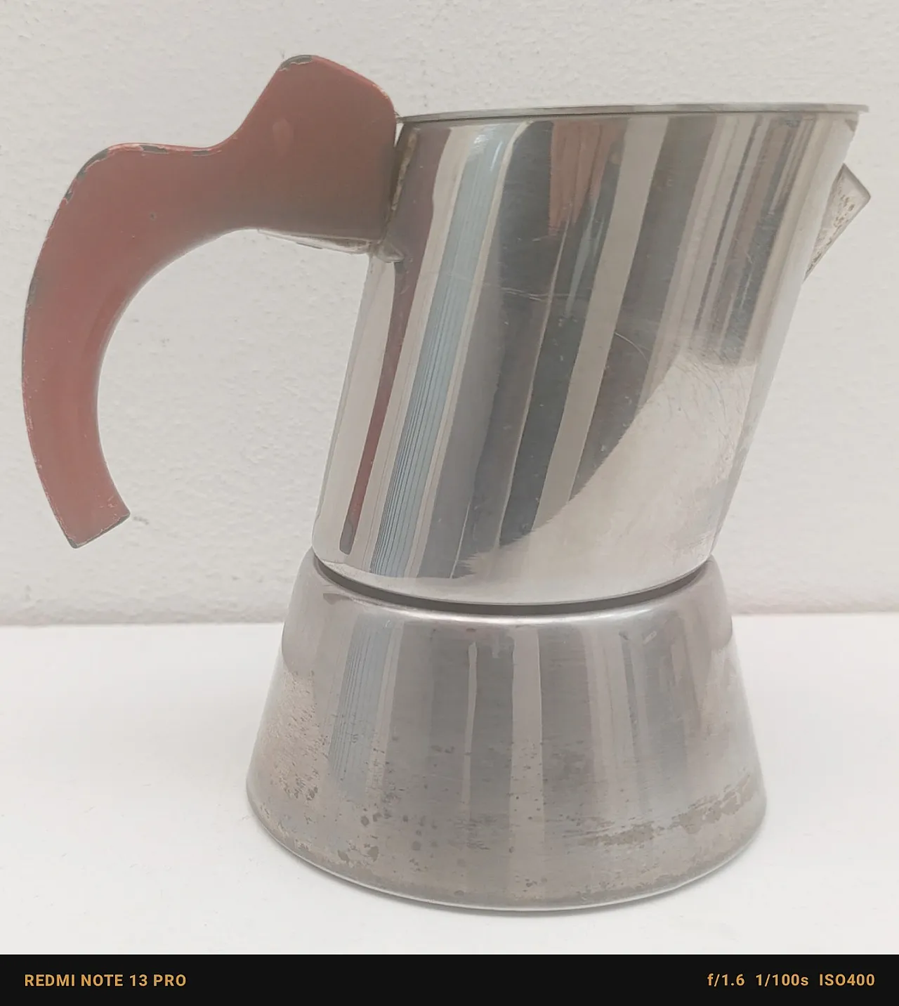 Caffettiera di Angelo Mangiarotti per Mepra, anni '80 2