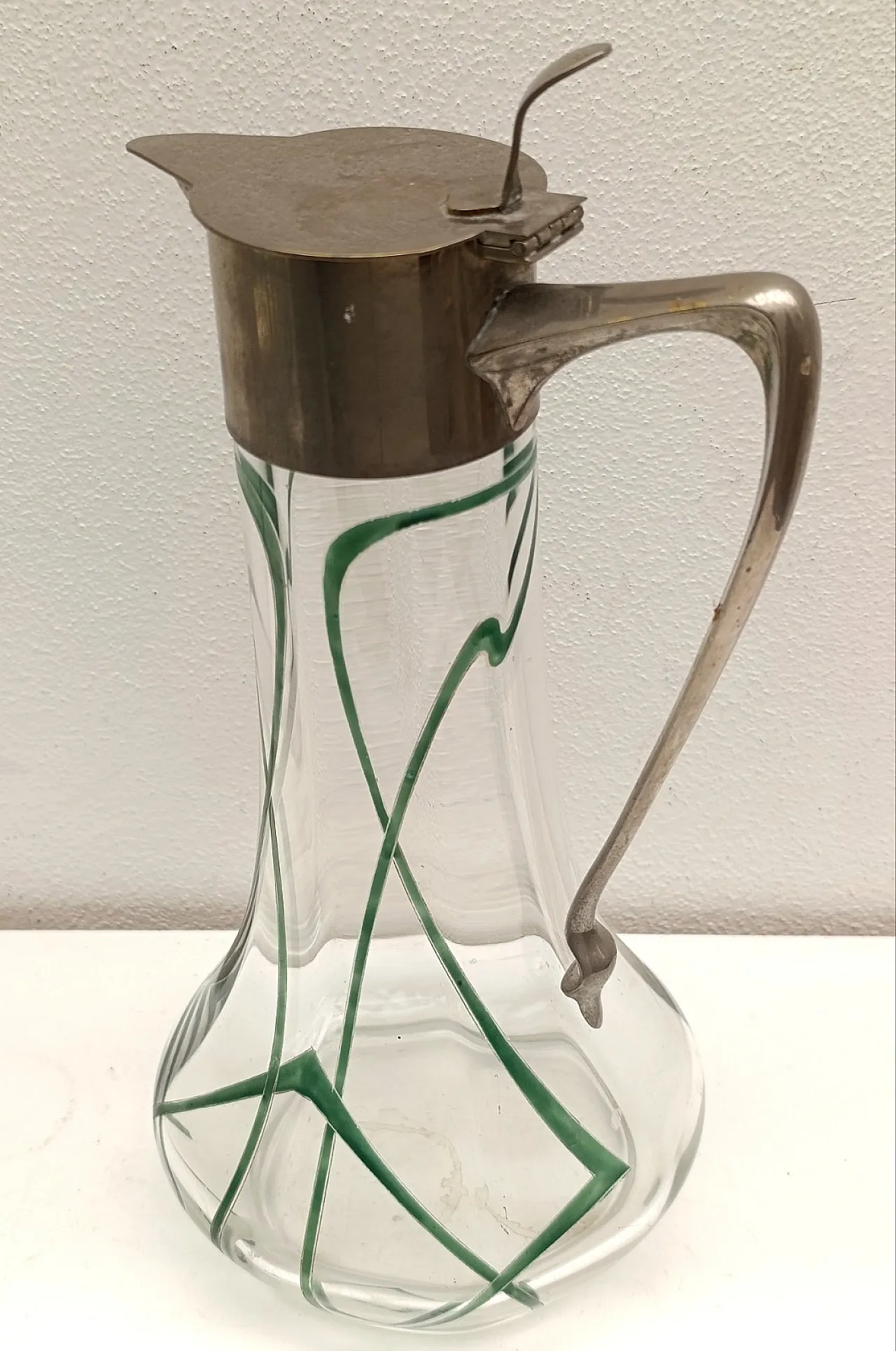 Art Nouveau jug, Carl Deffner Signed Museum Perfect, 1910s 1