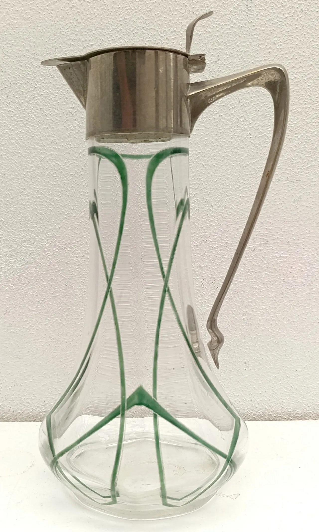 Art Nouveau jug, Carl Deffner Signed Museum Perfect, 1910s 3