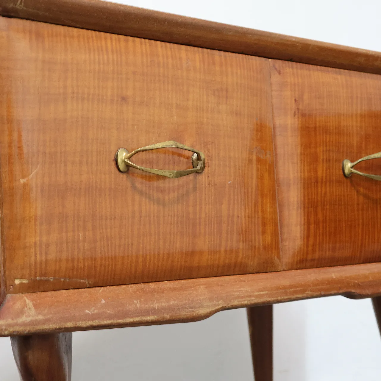 Pair of Nightstands Gio Ponti Style, 1950s 7