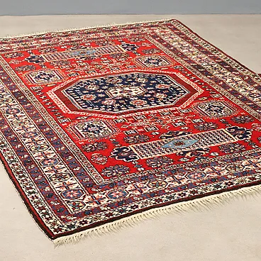 Ardebil rug in cotton and wool, 20th century