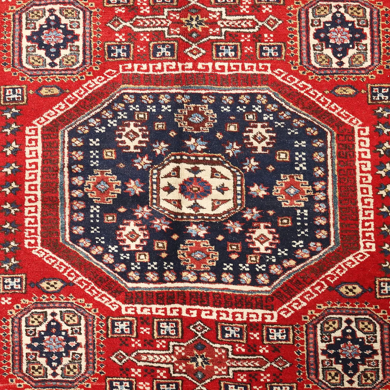 Ardebil rug in cotton and wool, 20th century 4