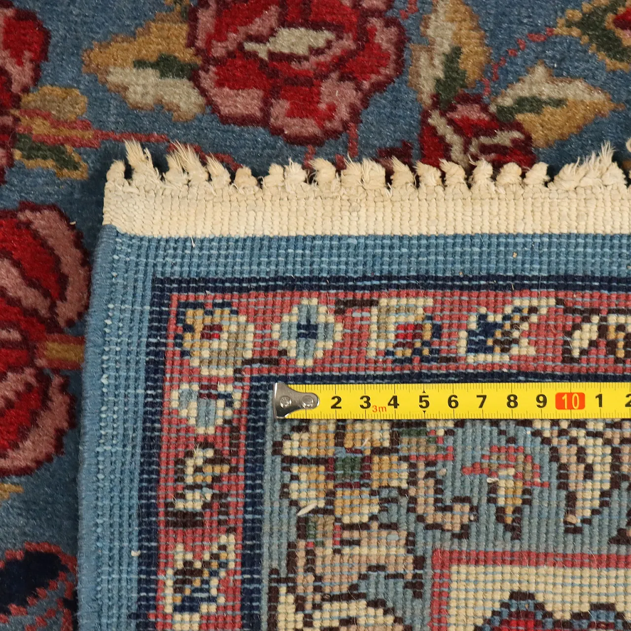 Kerman rug in cotton and wool, 20th century 7
