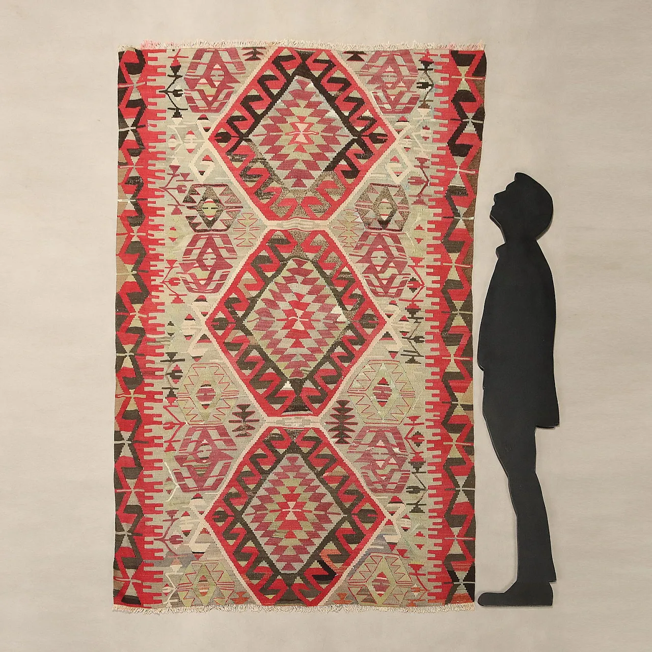 Kilim rug in cotton, 20th century 2