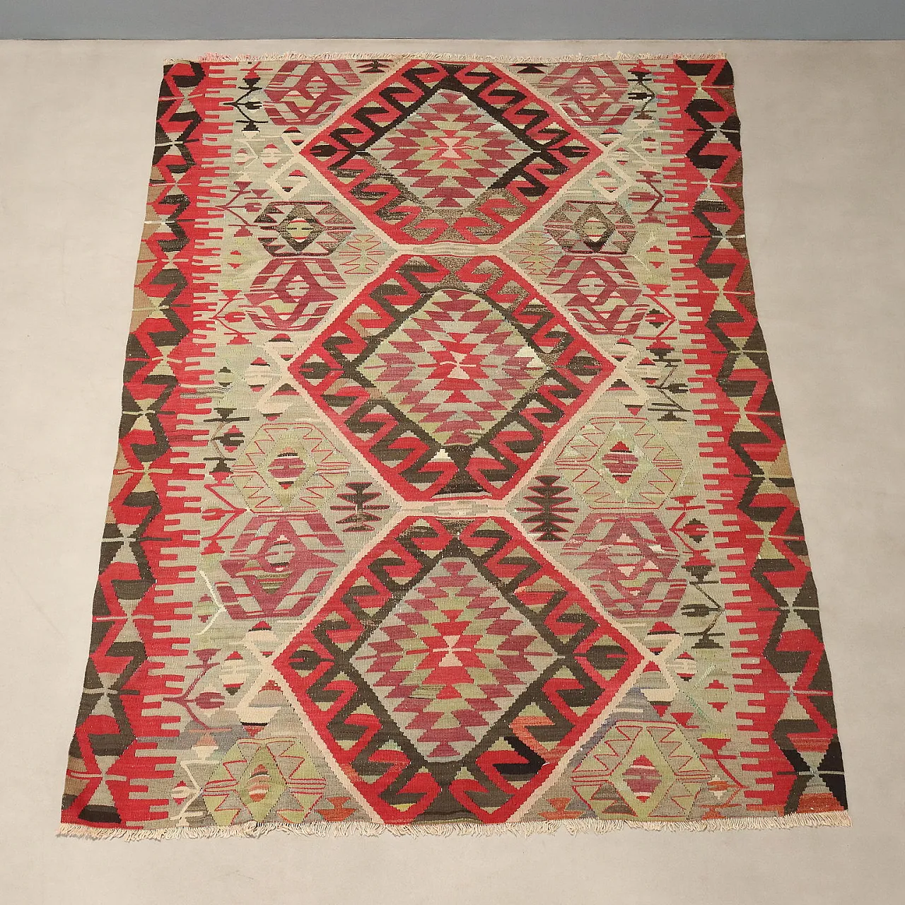 Kilim rug in cotton, 20th century 3