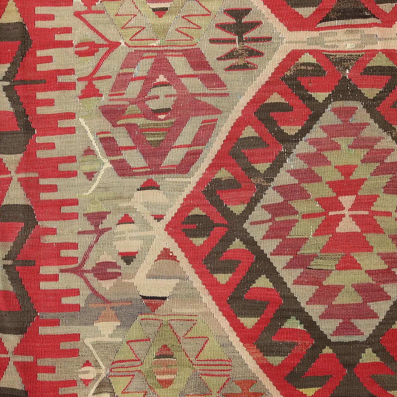 Kilim rug in cotton, 20th century 5