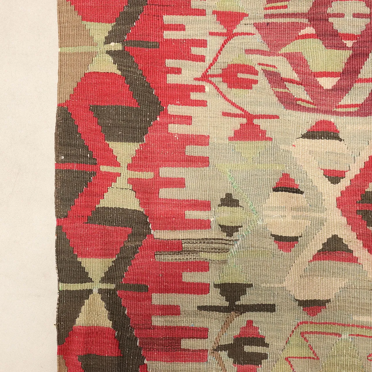 Kilim rug in cotton, 20th century 6