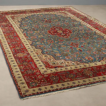 Tabriz rug in cotton and wool, 20th century