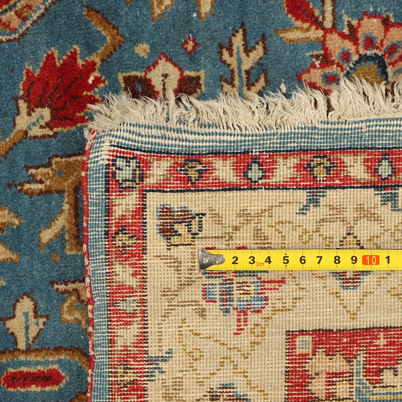 Tabriz rug in cotton and wool, 20th century 8
