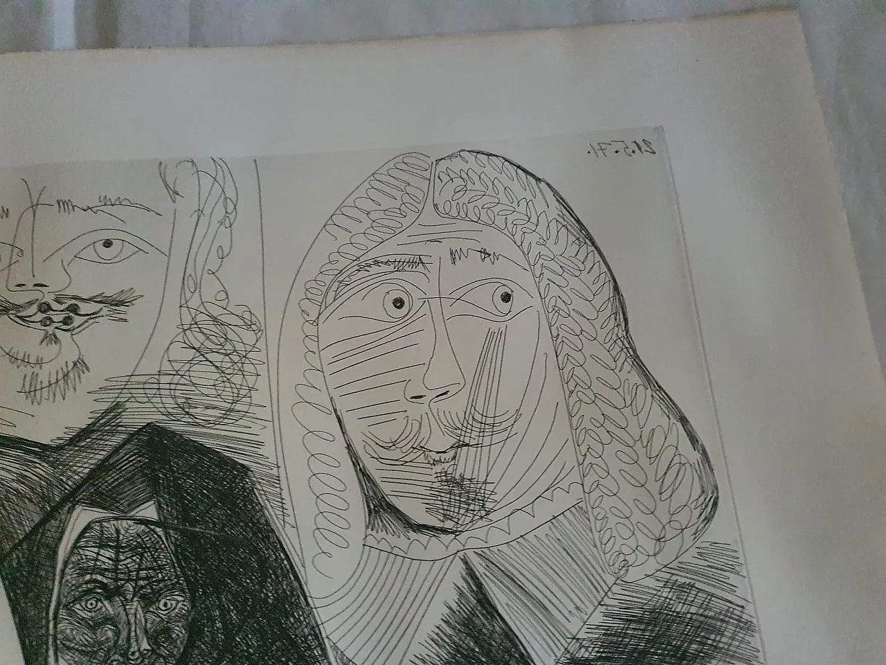 Acquaforte originale "Serie 156" con certificato di Pablo Picasso, 70s 6