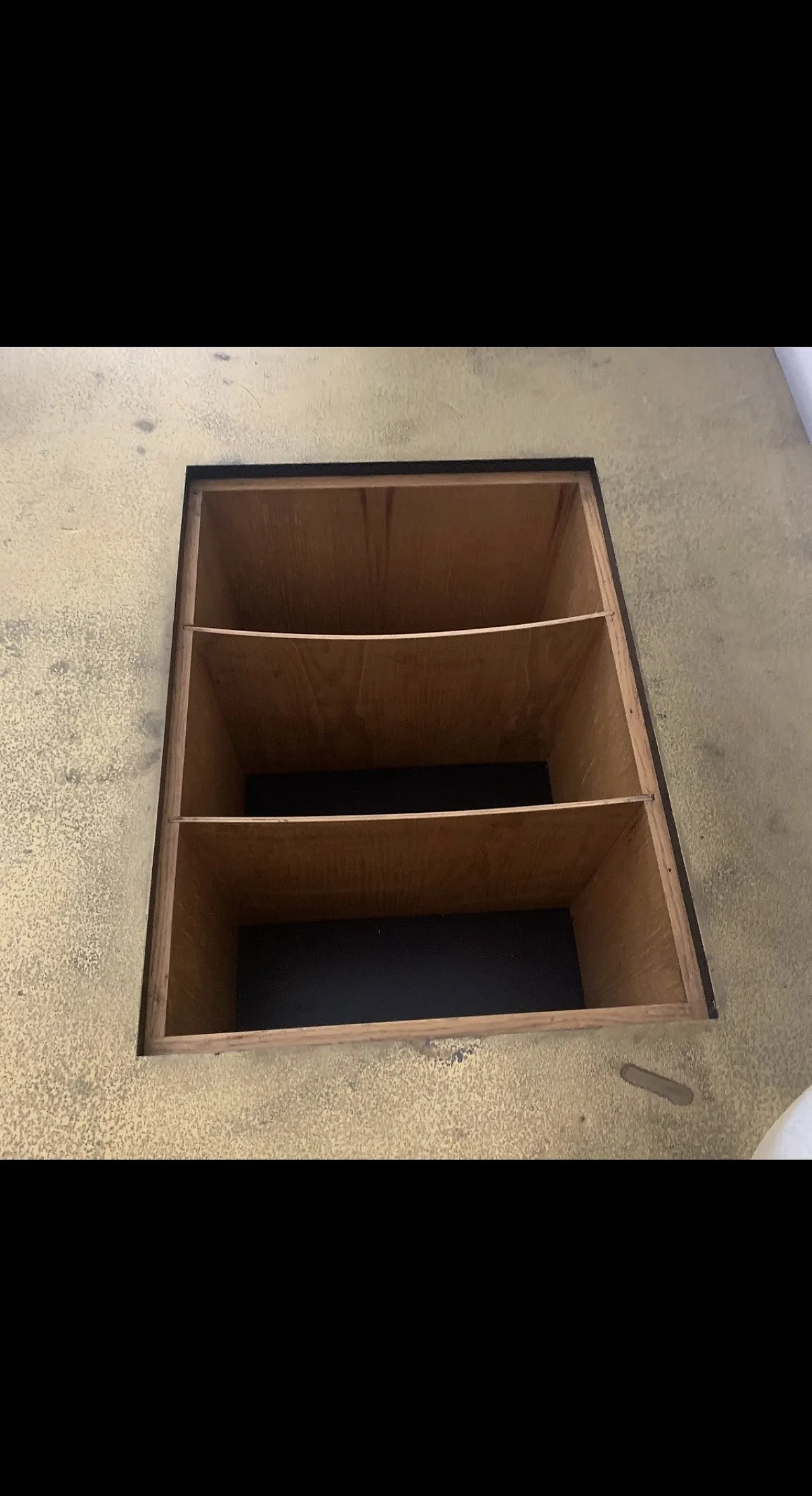 Ebonized Wood Coffee Table Attributed to Willy Rizzo 3