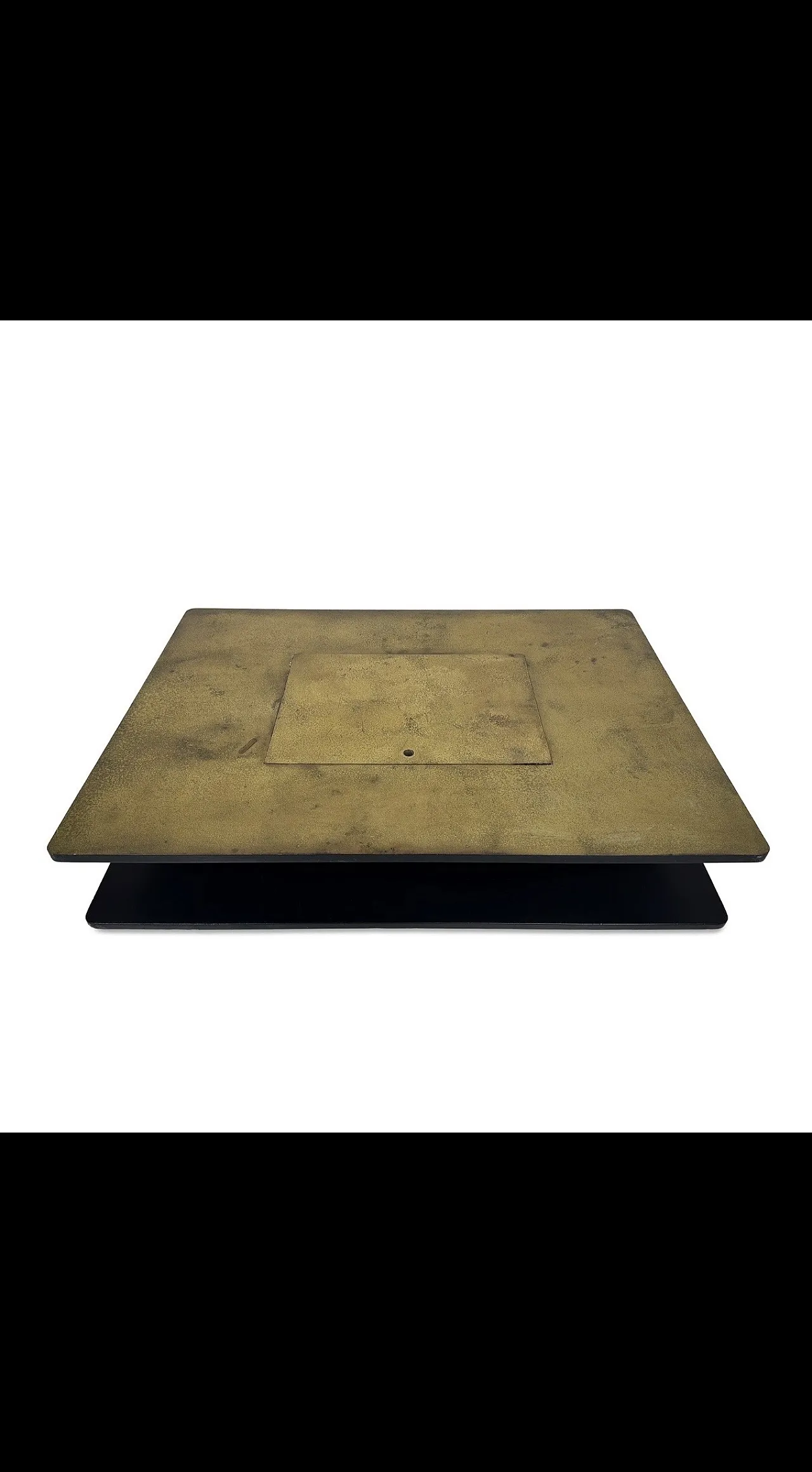 Ebonized Wood Coffee Table Attributed to Willy Rizzo 4