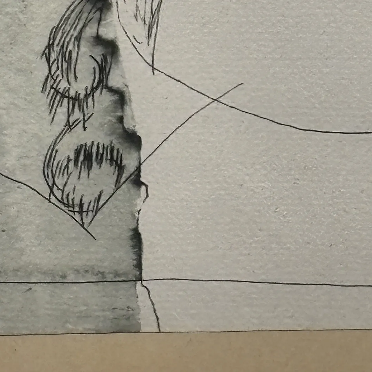 Dipinto Acquarello Bruno Cassinari “Volto di donna“, 1961 3