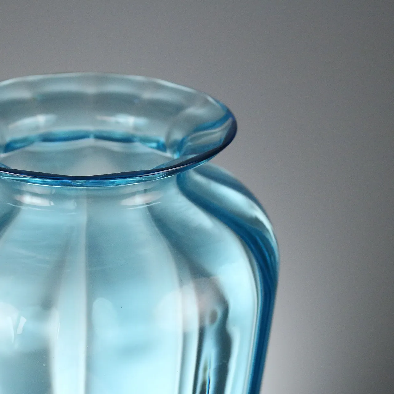 Vaso in vetro soffiato, Manifattura Auras Venezia, '900 2