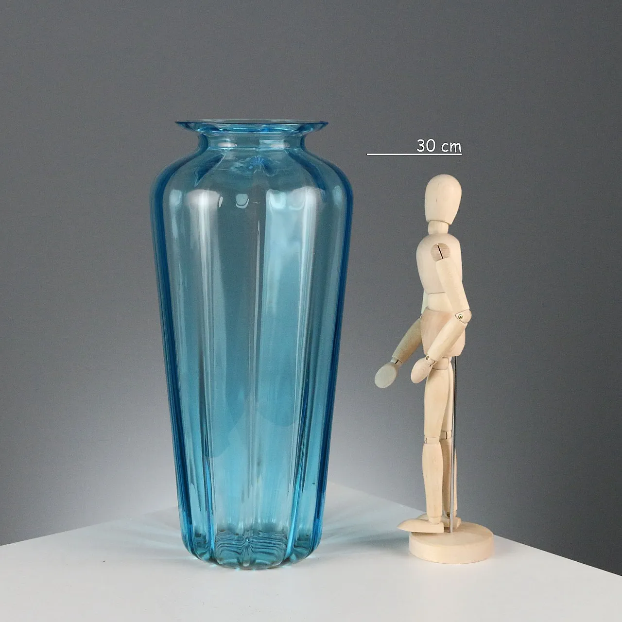 Vaso in vetro soffiato, Manifattura Auras Venezia, '900 4
